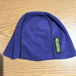 Melanzana microgrid fleece beanie hat